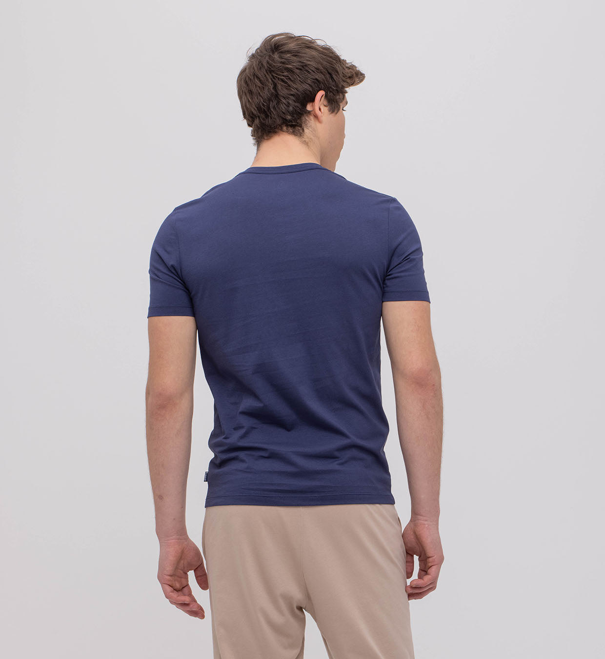 Basic Cotton V-neck Top